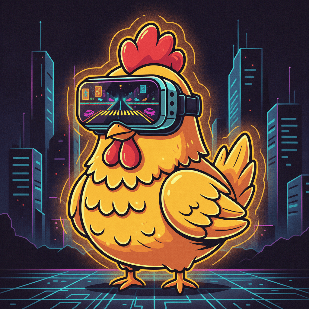 Κοτόπουλο VR Mascot